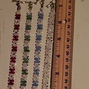 Handmade Swarovski crystal bracelets